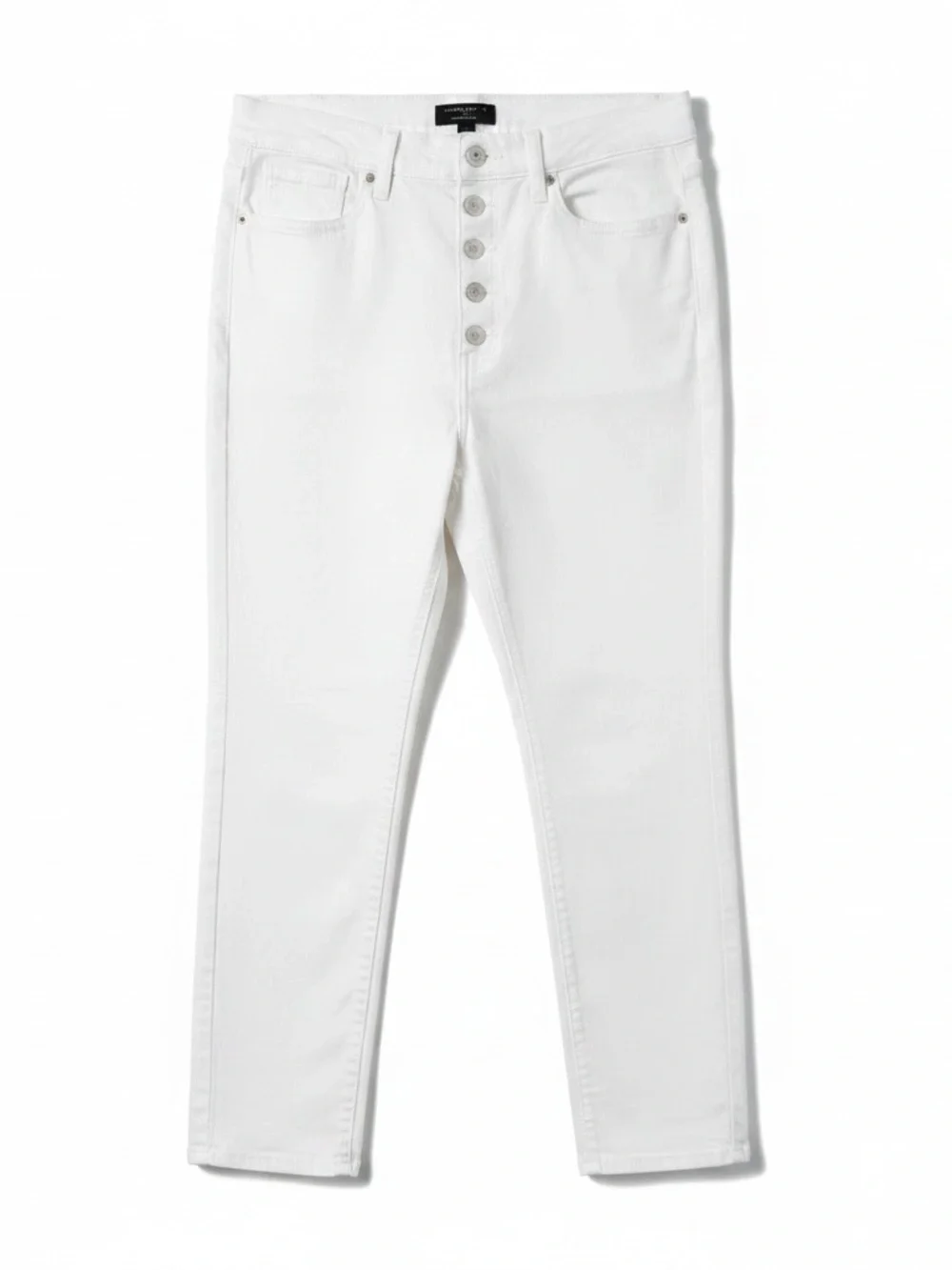 BANANA REPUBLIC FACTORY Women’s White High-Rise Button-Fly Jeans Size 32/14